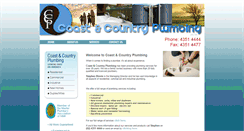 Desktop Screenshot of coastandcountryplumbing.com.au